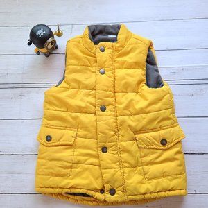 Little Me Toddler Yellow Puffer Vest 3T?